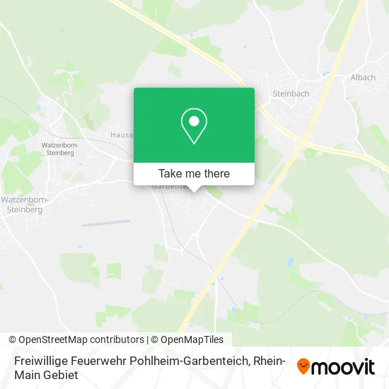 Карта Freiwillige Feuerwehr Pohlheim-Garbenteich