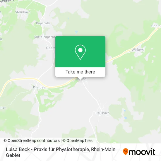 Карта Luisa Beck - Praxis für Physiotherapie