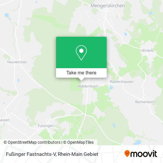 Fußinger Fastnachts-V map