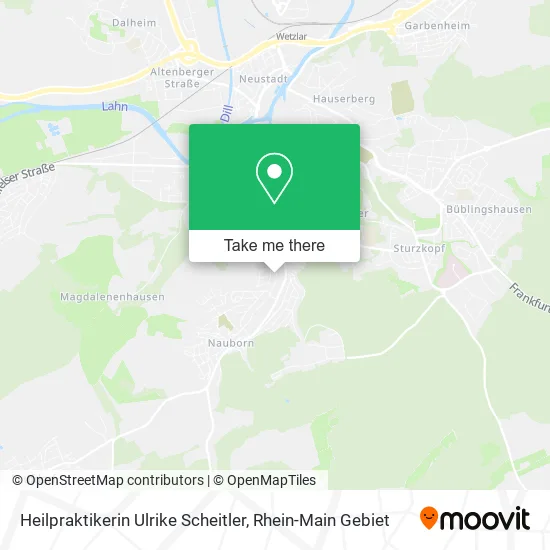 Карта Heilpraktikerin Ulrike Scheitler