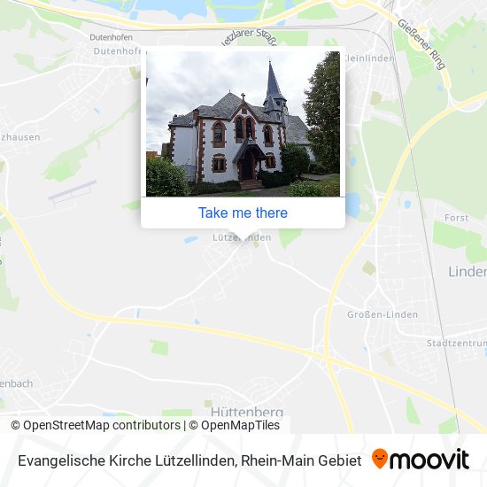 Evangelische Kirche Lützellinden map