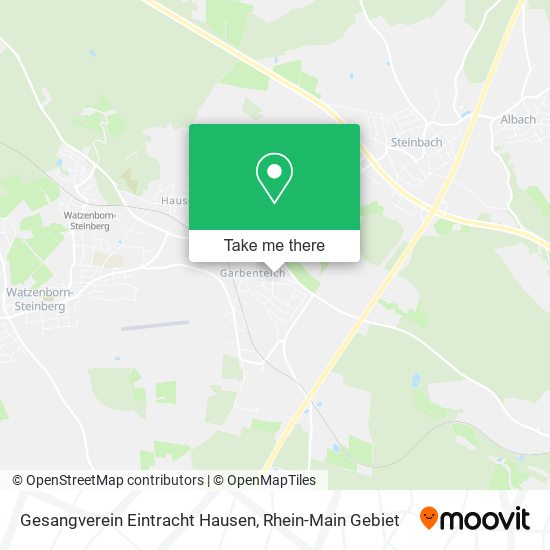 Gesangverein Eintracht Hausen map