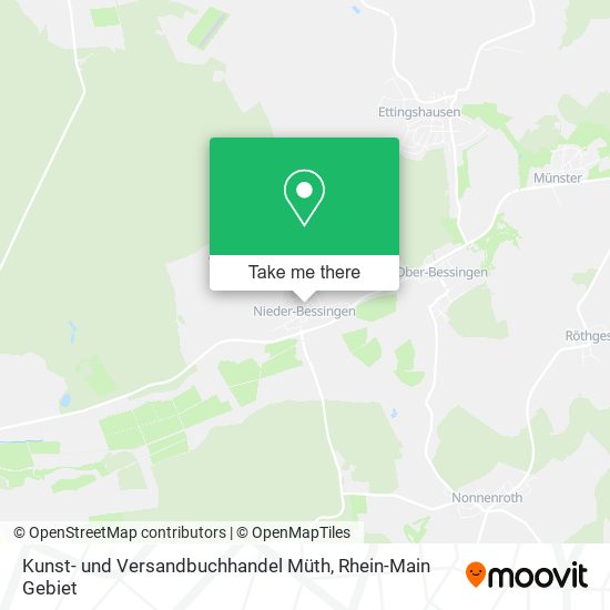 Kunst- und Versandbuchhandel Müth map