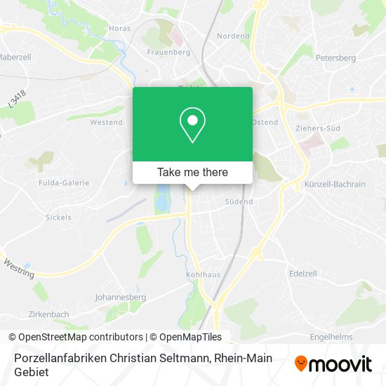 Porzellanfabriken Christian Seltmann map