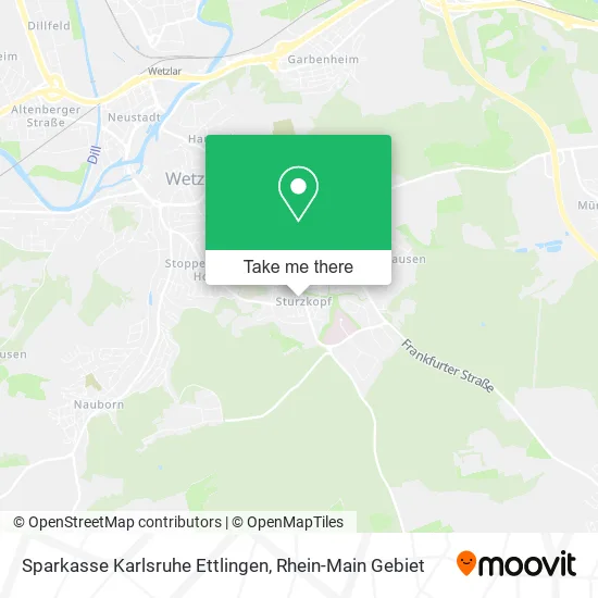 Карта Sparkasse Karlsruhe Ettlingen