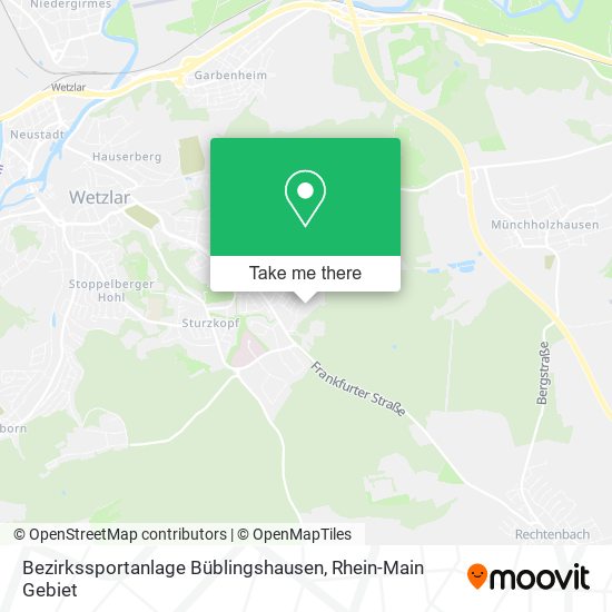 Bezirkssportanlage Büblingshausen map