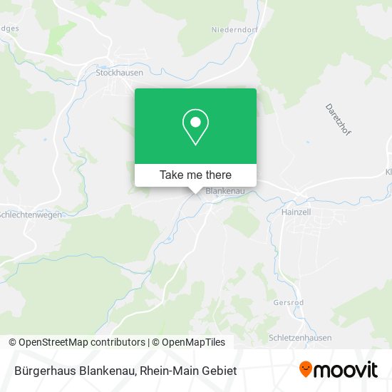 Bürgerhaus Blankenau map