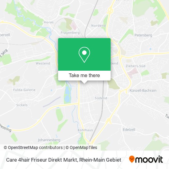 Care 4hair Friseur Direkt Markt map