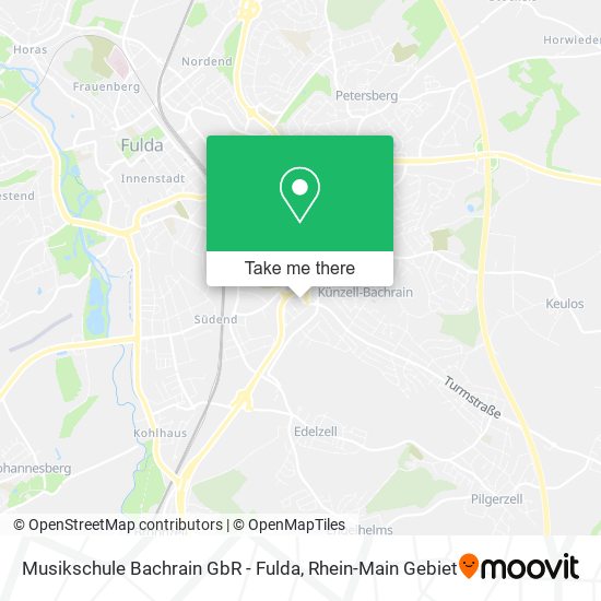 Musikschule Bachrain GbR - Fulda map
