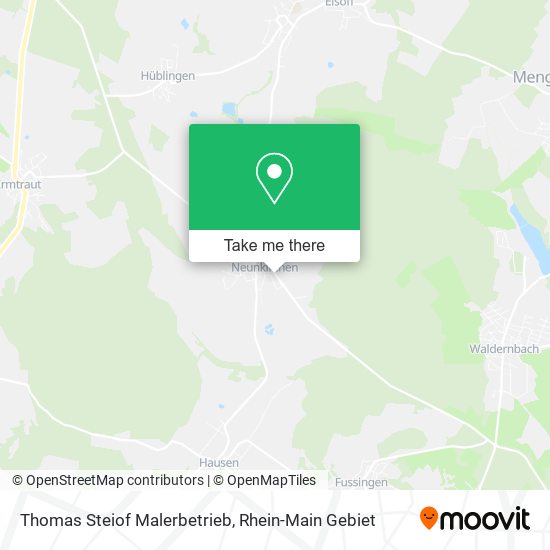 Thomas Steiof Malerbetrieb map