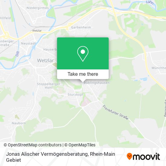 Jonas Alischer Vermögensberatung map