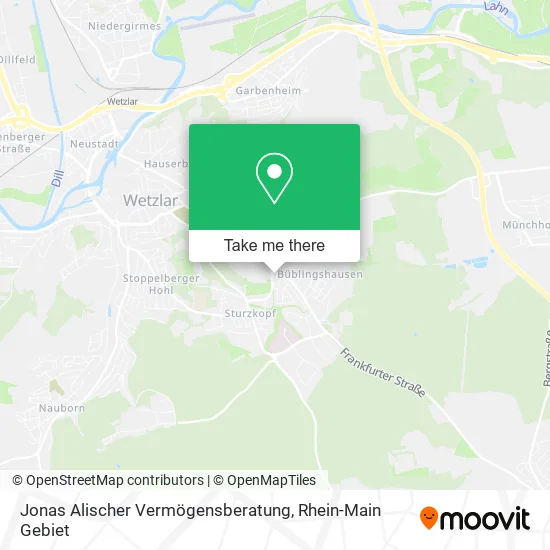 Карта Jonas Alischer Vermögensberatung