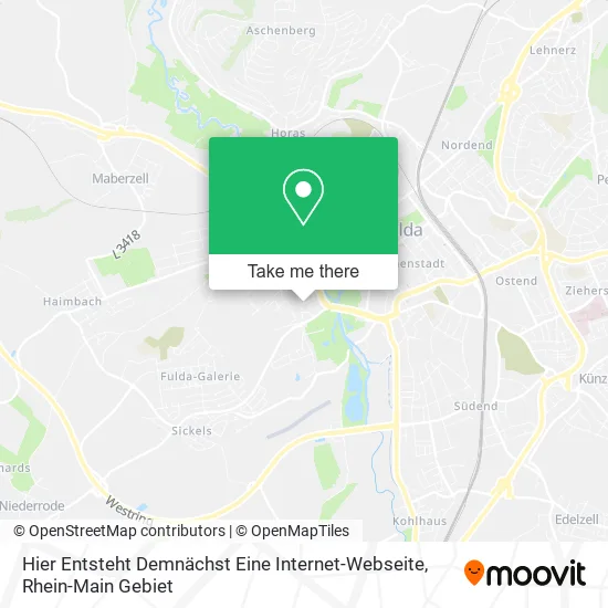 Карта Hier Entsteht Demnächst Eine Internet-Webseite