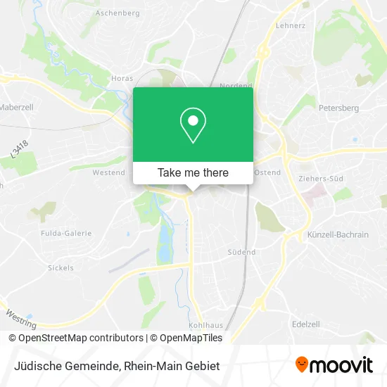 Карта Jüdische Gemeinde