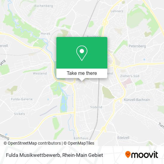 Карта Fulda Musikwettbewerb
