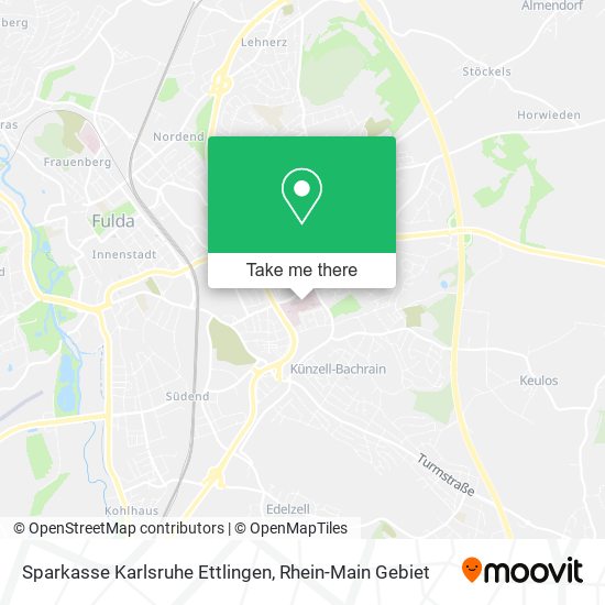 Sparkasse Karlsruhe Ettlingen map