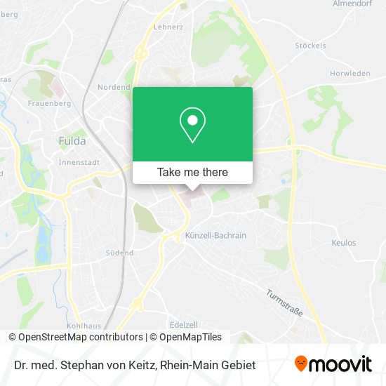 Dr. med. Stephan von Keitz map
