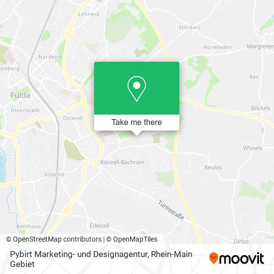 Карта Pybirt Marketing- und Designagentur
