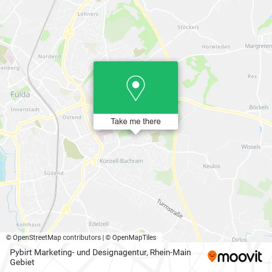 Карта Pybirt Marketing- und Designagentur