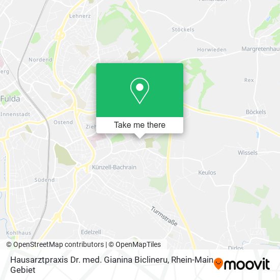 Hausarztpraxis Dr. med. Gianina Biclineru map