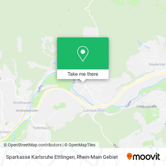 Sparkasse Karlsruhe Ettlingen map