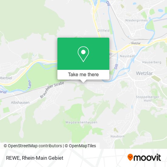 REWE map