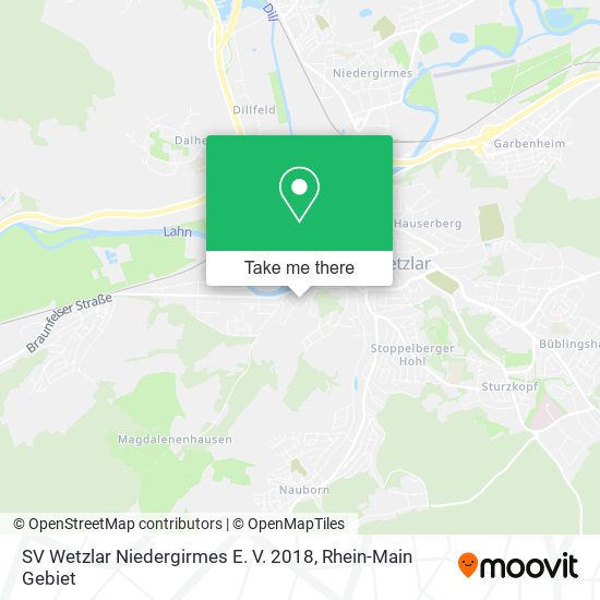SV Wetzlar Niedergirmes E. V. 2018 map