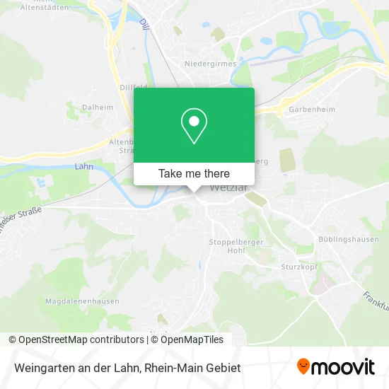 Карта Weingarten an der Lahn