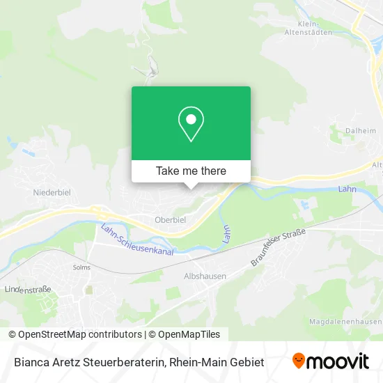 Карта Bianca Aretz Steuerberaterin