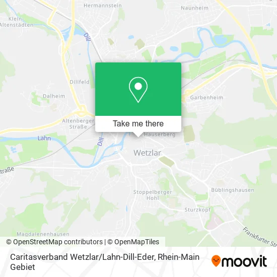 Карта Caritasverband Wetzlar / Lahn-Dill-Eder