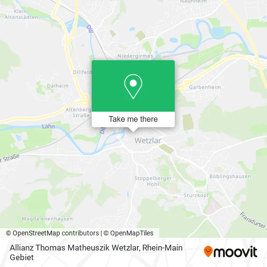 Карта Allianz Thomas Matheuszik Wetzlar