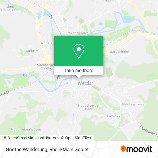 Карта Goethe Wanderung