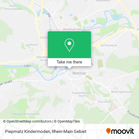 Piepmatz Kindermoden map