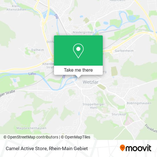 Camel Active Store map