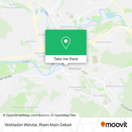 Карта Weltladen Wetzlar