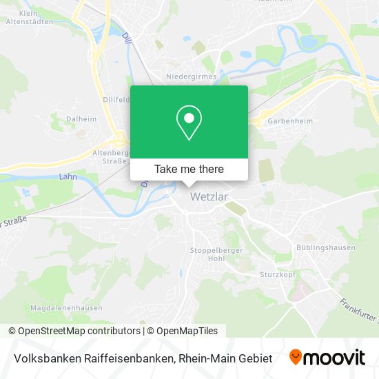 Volksbanken Raiffeisenbanken map