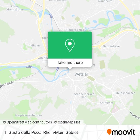 Il Gusto della Pizza map