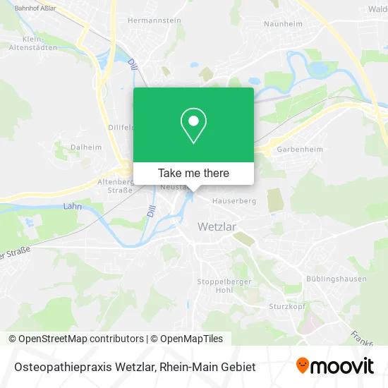 Карта Osteopathiepraxis Wetzlar