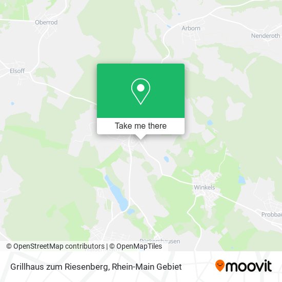 Grillhaus zum Riesenberg map