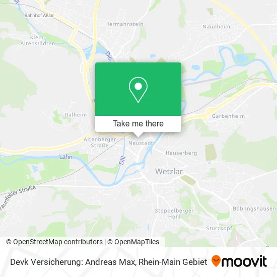Карта Devk Versicherung: Andreas Max