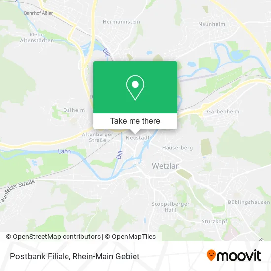 Карта Postbank Filiale