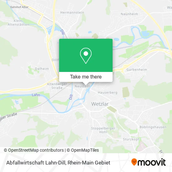 Карта Abfallwirtschaft Lahn-Dill