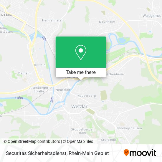Securitas Sicherheitsdienst map
