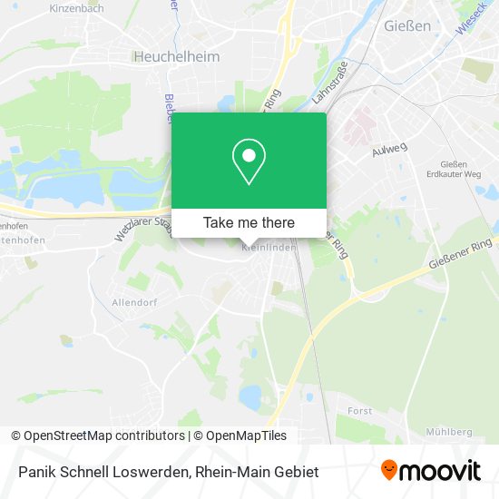 Panik Schnell Loswerden map
