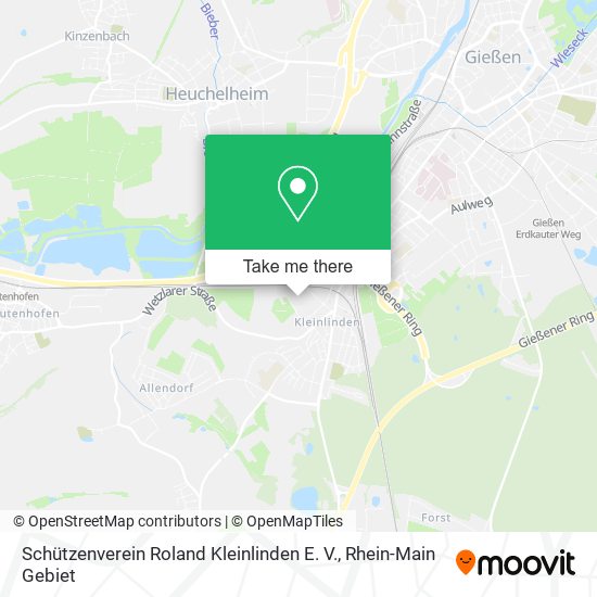 Schützenverein Roland Kleinlinden E. V. map
