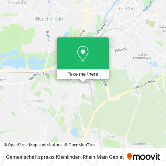 Карта Gemeinschaftspraxis Kleinlinden