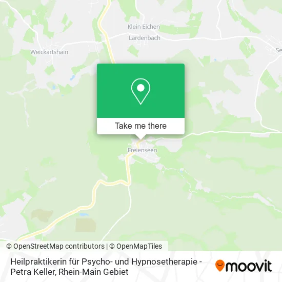 Карта Heilpraktikerin für Psycho- und Hypnosetherapie - Petra Keller