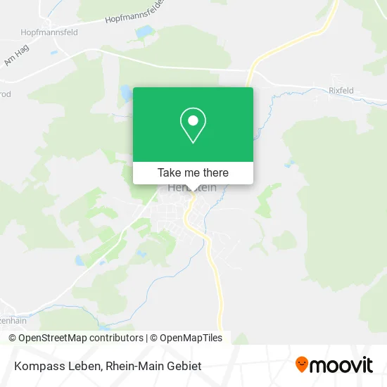 Карта Kompass Leben