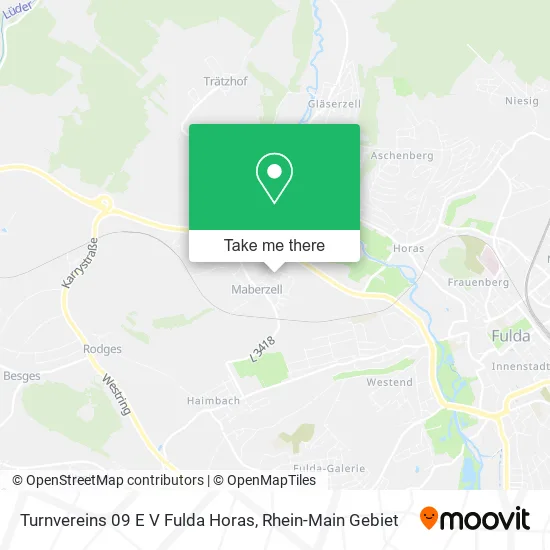 Карта Turnvereins 09 E V Fulda Horas