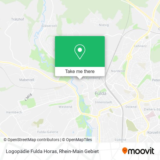 Logopädie Fulda Horas map